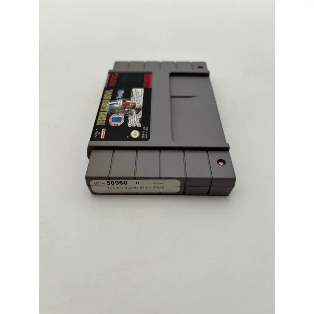 Tecmo Super Bowl (Super Nintendo SNES, 1993) Authentic Tested Working VG Cond